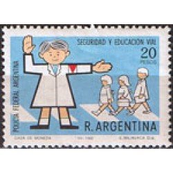 VAR2/S Argentina 815 1968 Seguridad Vial MNH VAR2/S Argentina 815 1968 Seguridad Vial MNH