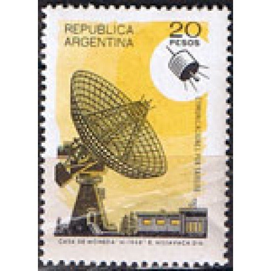 AST/S Argentina  845 1969  Comunicaciones por satélite  MNH