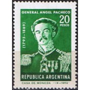 MI2 Argentina 849 1969  100° de la Muerte del General Angel Pacheco