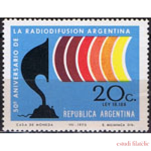 VAR3/S Argentina 872 1970  50 Años de Radiodifusión Argentina