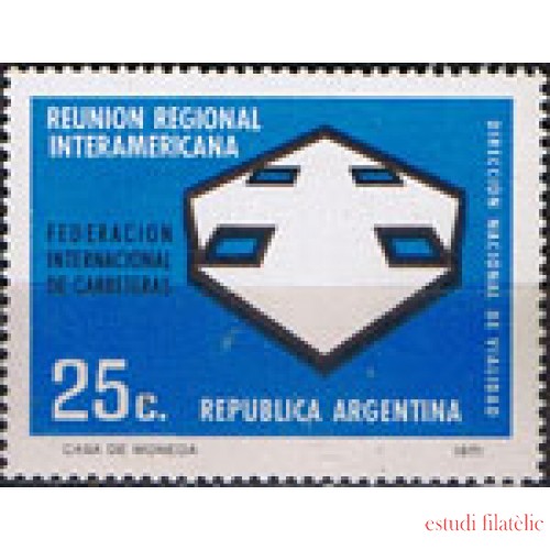 TRA1/S Argentina 891 1971  Reunión regional interamericana de la Federación Internacional de transportes