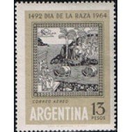 COL/S Argentina A- 101 1964  Día de la Raza MNH
