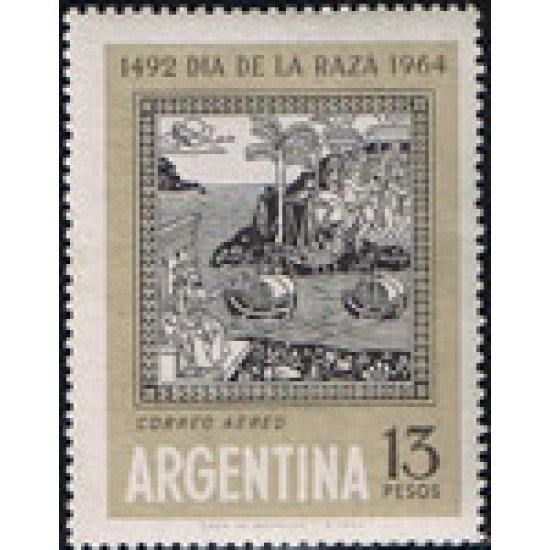 COL/S Argentina A- 101 1964 Día de la Raza MNH COL/S Argentina A- 101 1964 Día de la Raza MNH