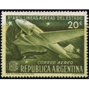 Argentina A- 39 1951 10 Años dela Lineas Aereas Nacionales MNH