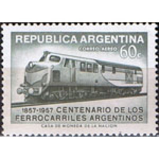 Argentina A- 47 1957 100° de los Ferrocarriles Argentinos MNH