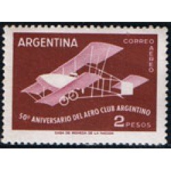 Argentina A- 57 1958 50 Años del Aéreo-Club argentino MNH Argentina A- 57 1958 50 Años del Aéreo-Club argentino MNH