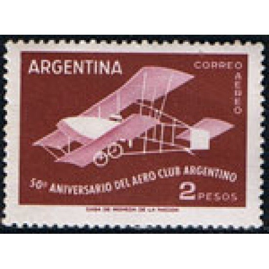 Argentina A- 57 1958 50 Años del Aéreo-Club argentino MNH