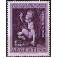 Argentina A- 42 1956 Gratitud de los niños argentinos a los pueblos del mundo