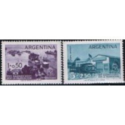 Argentina A- 58/59 1958 A favor de los Damnificados MNH Argentina A- 58/59 1958 A favor de los Damnificados MNH