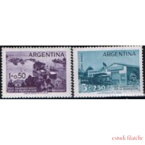 Argentina A- 58/59 1958 A favor de los Damnificados MNH