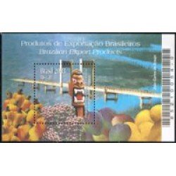 Brasil Brazil HB 121 2003 Productos de exportación brasileña MNH Brasil Brazil HB 121 2003 Productos de exportación brasileña MNH