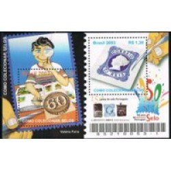 Brasil Brazil HB 119 2003 Campaña para la promoción de la filatelia MNH Brasil Brazil HB 119 2003 Campaña para la promoción de la filatelia MNH