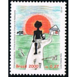 Brasil Brazil 2597 2000 10 Años del estatuto de los niños y los adolescentes MNH Brasil Brazil 2597 2000 10 Años del estatuto de los niños y los adolescentes MNH