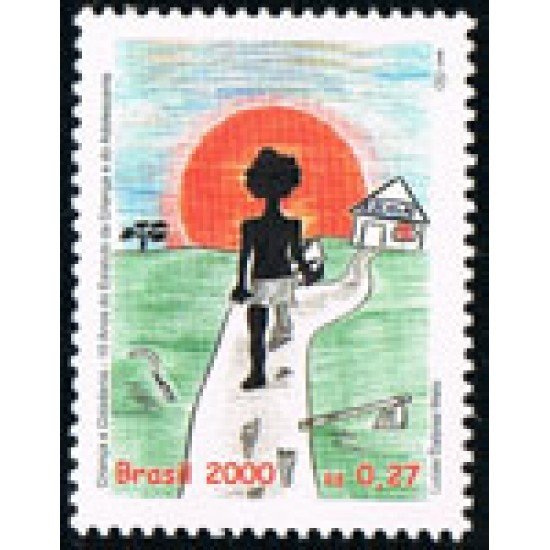 Brasil Brazil 2597 2000 10 Años del estatuto de los niños y los adolescentes MNH