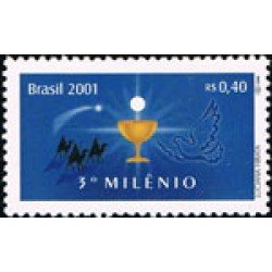 Brasil Brazil 2661 2001 III Milenio. Calendario Cristiano - *** Brasil Brazil 2661 2001 III Milenio. Calendario Cristiano - ***