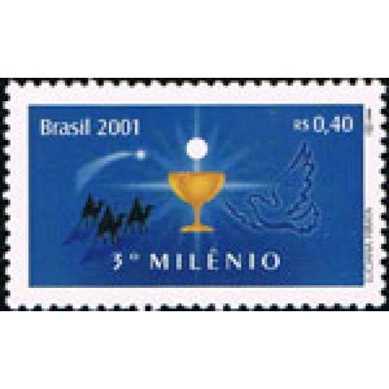Brasil Brazil 2661 2001 III Milenio. Calendario Cristiano - ***