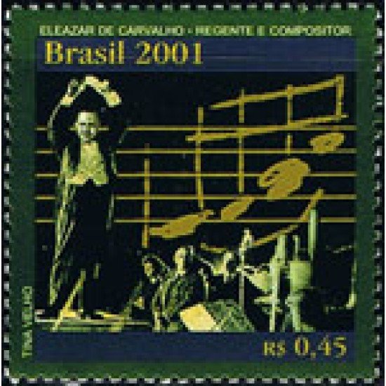 Brasil Brazil 2700 2001 Homenaje a Eleazar de Carvalho. Compositor MNH