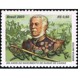 Brasil Brazil 2839 2003 200 Años del nacimiento del Duque de Caxias MNH Brasil Brazil 2839 2003 200 Años del nacimiento del Duque de Caxias MNH