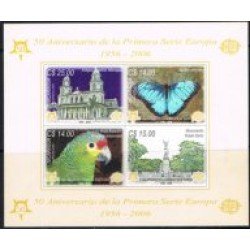 Nicaragua HB 316 2005 50 Años de la Primera serie del Tema Europa MNH Nicaragua HB 316 2005 50 Años de la Primera serie del Tema Europa MNH