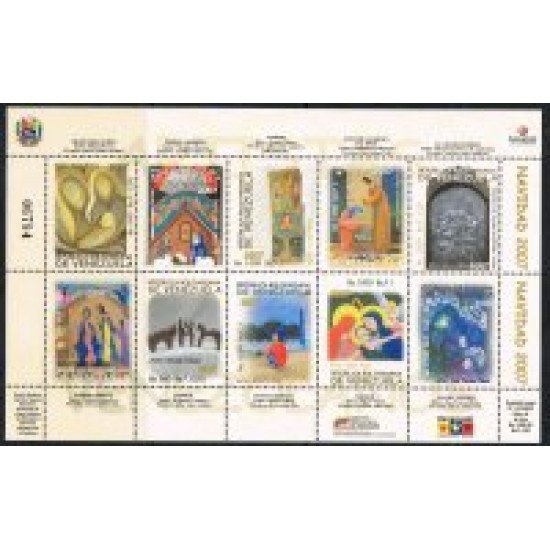Venezuela - 2681/90 2007 Navidad MNH