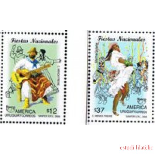 Uruguay 2377/78 2008 Serie América UPAEP. Fiestas Nacionales MNH