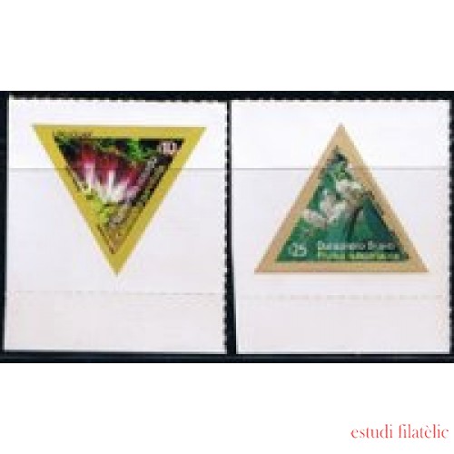 Uruguay - 2381/82 2008 Serie Básica. Flora. Auto-adhesivos MNH