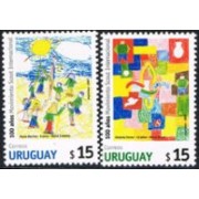Uruguay 2325/2326 100 Años del Movimiento Scout Internacional - ***