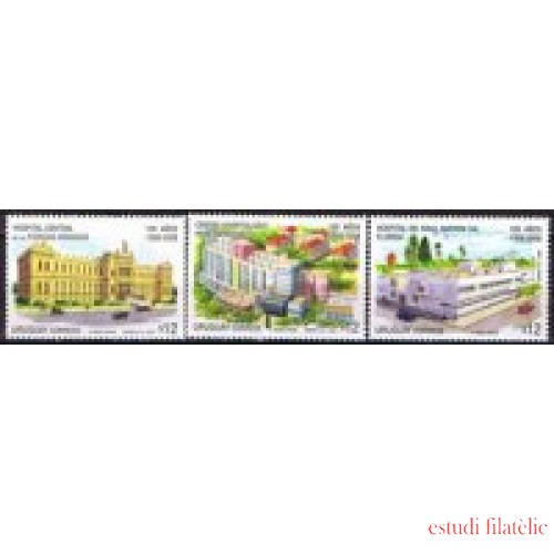 Uruguay 2364/66 2008 Hospitales Centenarios MNH