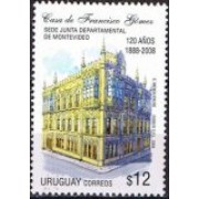 Uruguay 2363 - 120 Años de la Sede de la Junta Departamental de Montevideo MNH