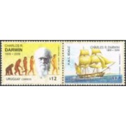 Uruguay 2400/2401 - 200 Años del Nacimiento de Charles Darwin - ***