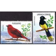 Uruguay 2360/2361 - Mercosur. Pájaros MNH