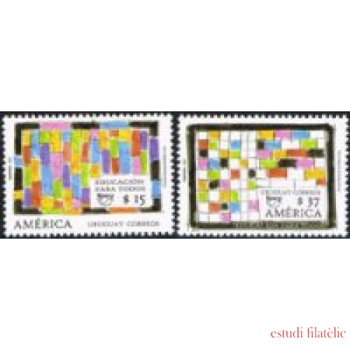 Uruguay 2344/45 2007 Serie América Upaep. Educación para todos MNH