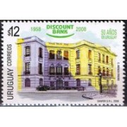 Uruguay 2358 - 50 Años del Discount Bank MNH