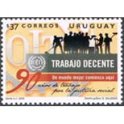 Uruguay 2406 - 90 Años de OIT MNH