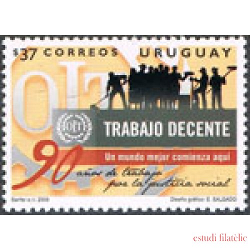 Uruguay 2406 - 90 Años de OIT MNH
