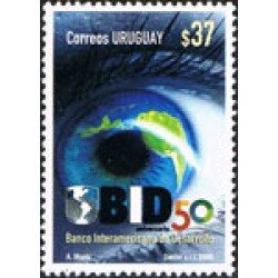 Uruguay 2417 2009 50 Años del Banco Interamericano de desarrollo BID MNH