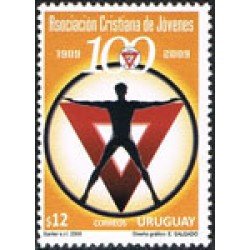 Uruguay 2418 2009 100 Años Asociación Cristiana de jóvenes MNH