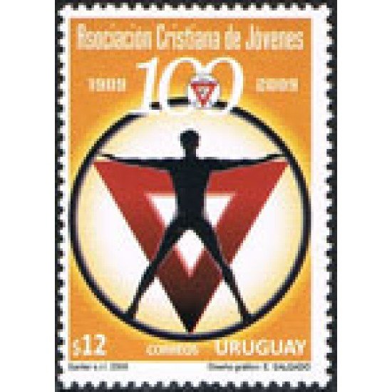 Uruguay 2418 2009 100 Años Asociación Cristiana de jóvenes MNH Uruguay 2418 2009 100 Años Asociación Cristiana de jóvenes MNH