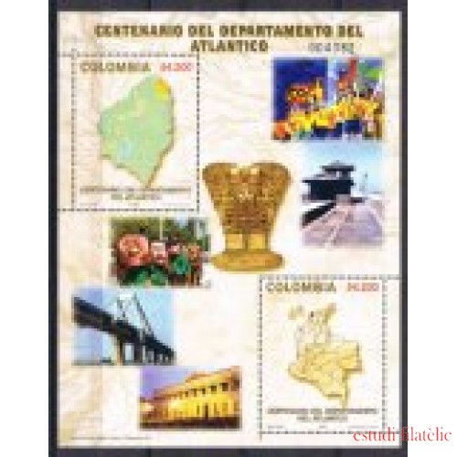 Colombia HB 59 2005 100° del Departamento del Atlántico MNH