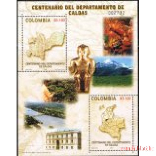 Colombia HB 56 2005 100° del Departamento de Caldas MNH