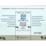 Colombia HB 66 2009 151 Años del Primer sello Postal MNH