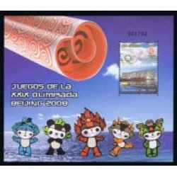 Colombia HB 63 2008 Juegos Olímpicos de verano de Pekin MNH
