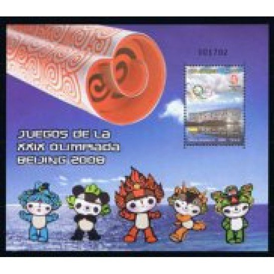 Colombia HB 63 2008 Juegos Olímpicos de verano de Pekin MNH