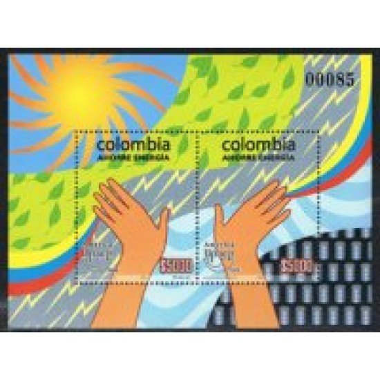 Colombia HB 61 2006 Serie América UPAEP. Ahorro de Energía MNH Colombia HB 61 2006 Serie América UPAEP. Ahorro de Energía MNH