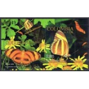 Colombia HB 51 2002 Fauna. Mariposas MNH