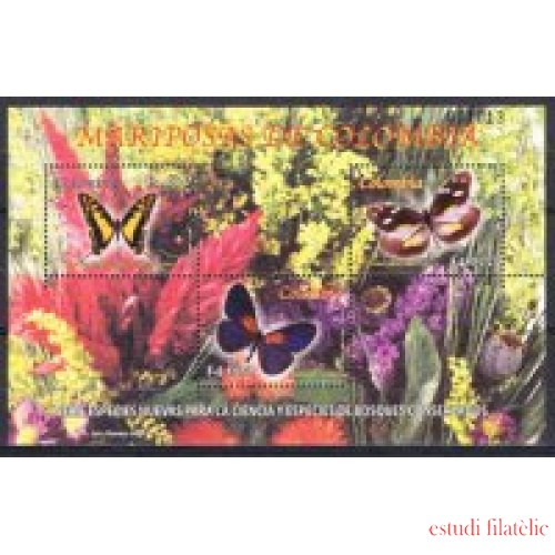 Colombia HB 58 2005 Mariposas de Colombia MNH