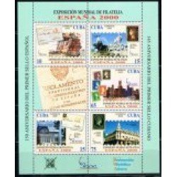 Cuba 3889a/93a 2000 Exposición Filatelica Mundial en Madrid MNH Cuba 3889a/93a 2000 Exposición Filatelica Mundial en Madrid MNH