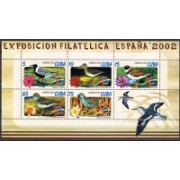 Cuba 4020a/24a 2002 Exposición Filatelica de Salamanca MNH