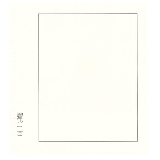 Lindner 802 Hojas Permaphil Cartulina Blanca 193 x 251 mm Lindner 802 Hojas Permaphil Cartulina Blanca 193 x 251 mm
