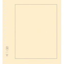 Lindner 802b Hojas Permaphil Cartulina crema 174 x 215 mm